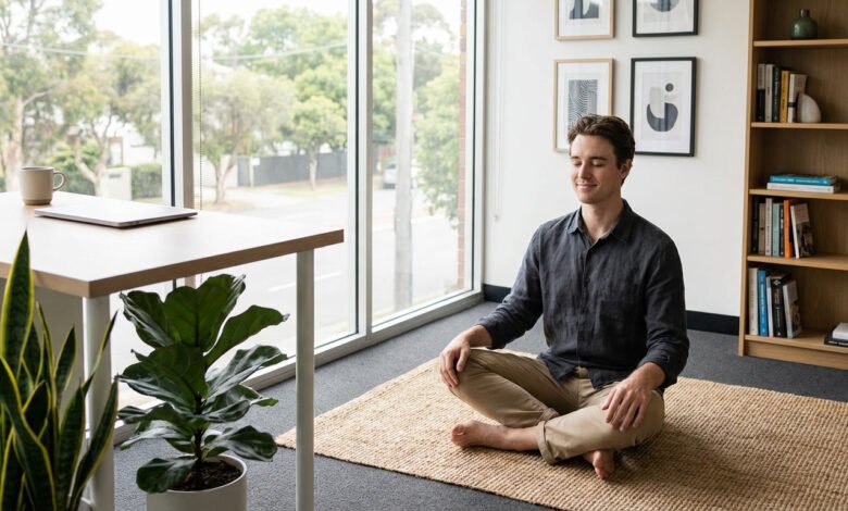 stress di kantor mindfulness 5 menit langsung enak